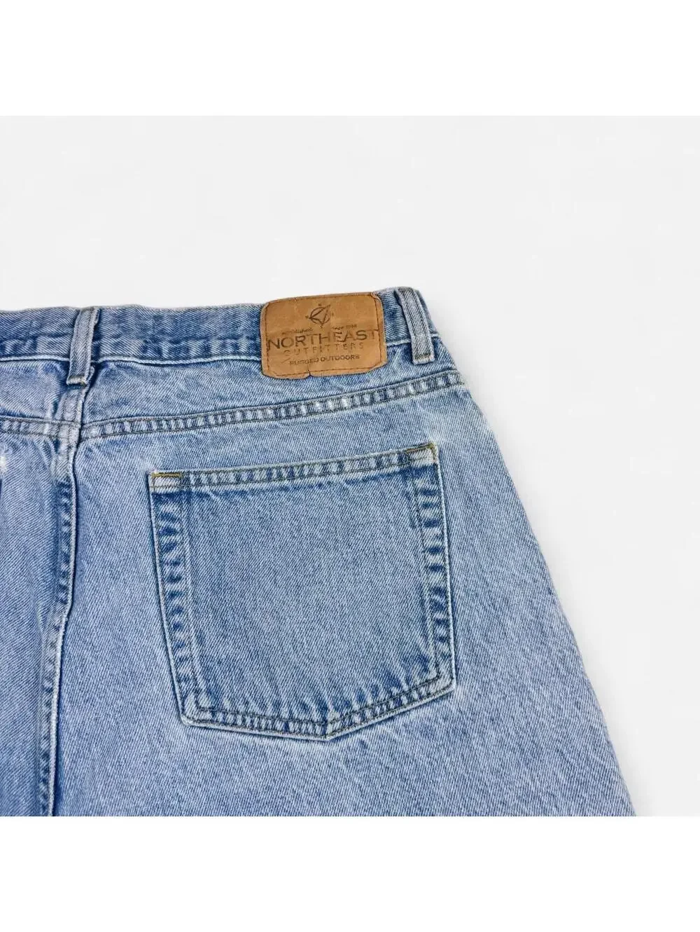 Vintage 90s Denim Shorts Jorts Light Wash